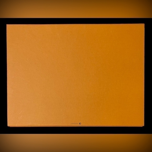 Authentic Louis Vuitton Gift/Storage Box Magnetic Closure in Imperial Saffron - Picture 2 of 16